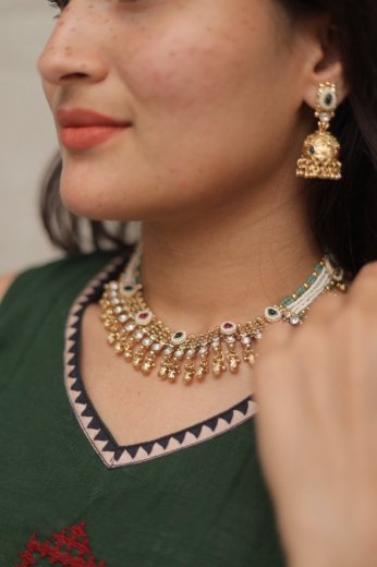 Beaded Ghungroo Choker